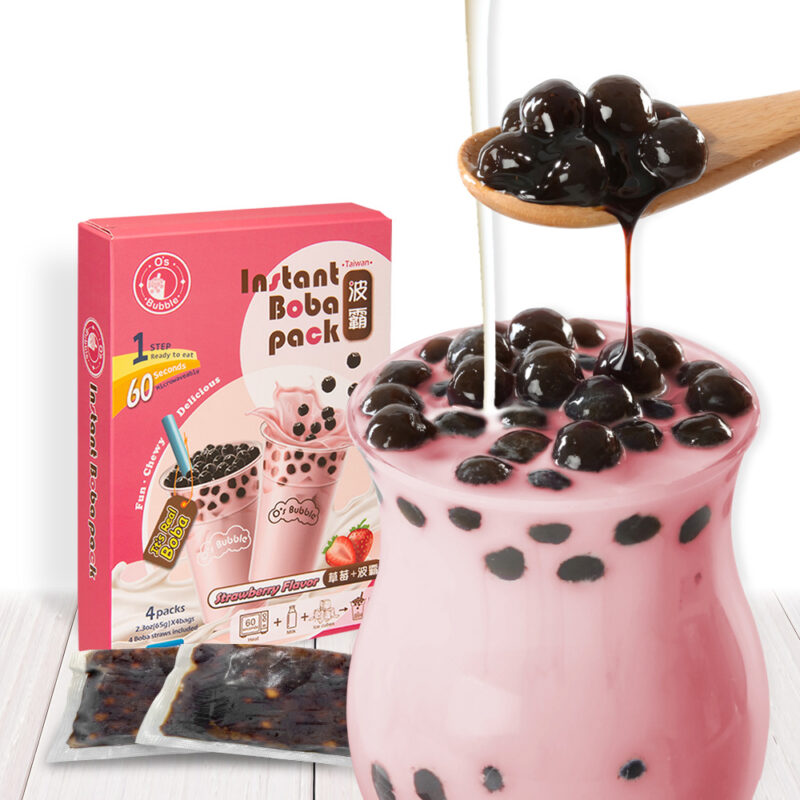 Instant Boba Pack - STRAWBERRY (4 Servings)：圖片 4