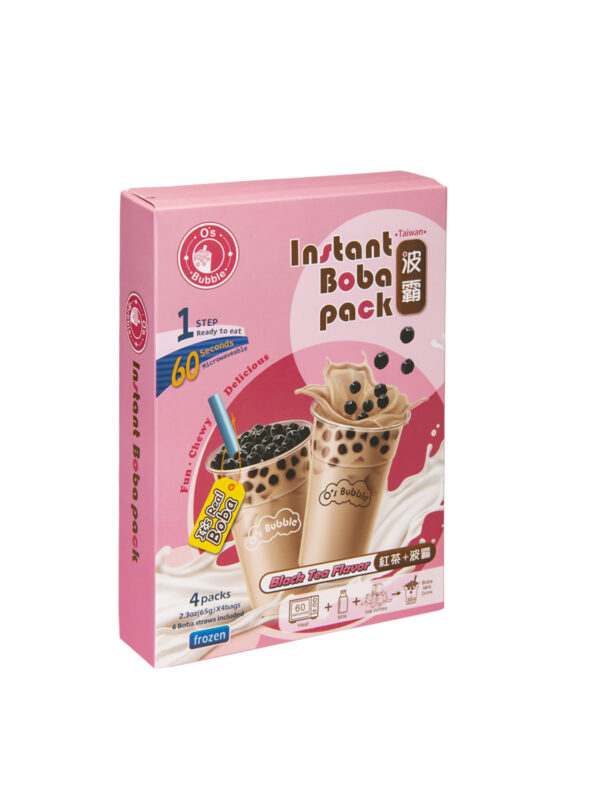 Instant Boba Pack - BLACK TEA (4 Servings)