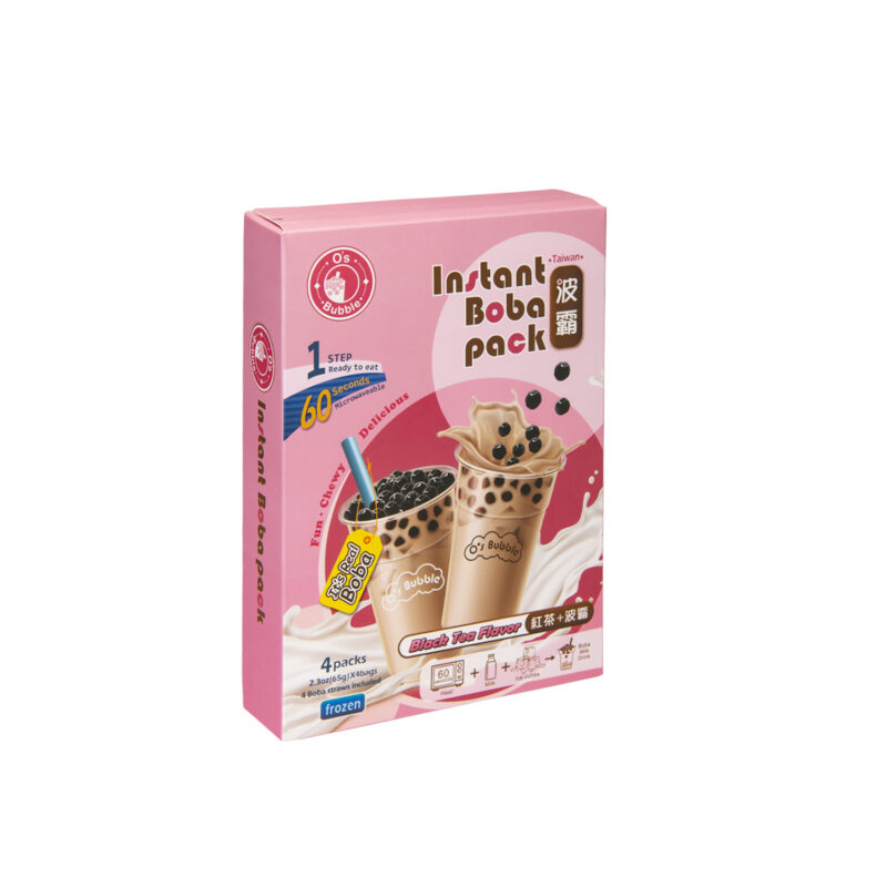 Instant Boba Pack - BLACK TEA (4 Servings)