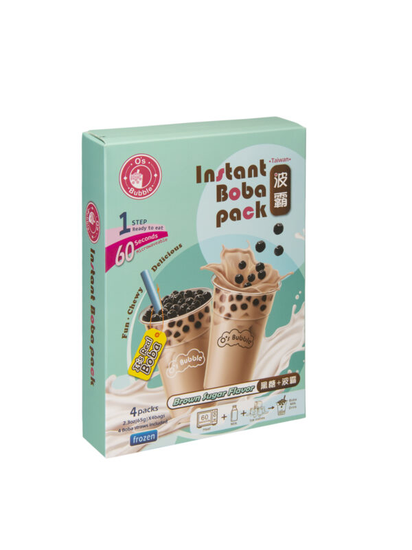 Instant Boba Pack - BROWN SUGAR (4 Servings)