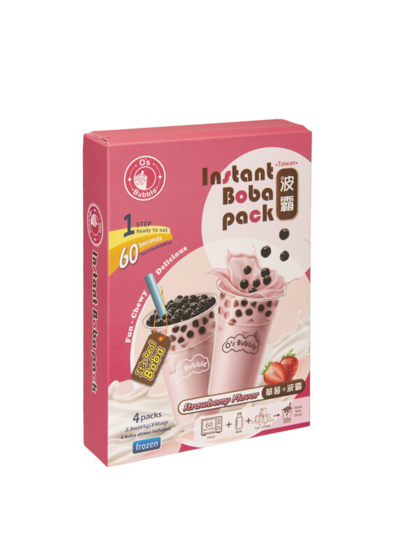 Instant Boba Pack - STRAWBERRY (4 Servings)