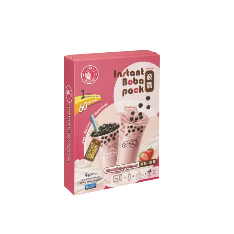 Instant Boba Pack - STRAWBERRY (4 Servings)