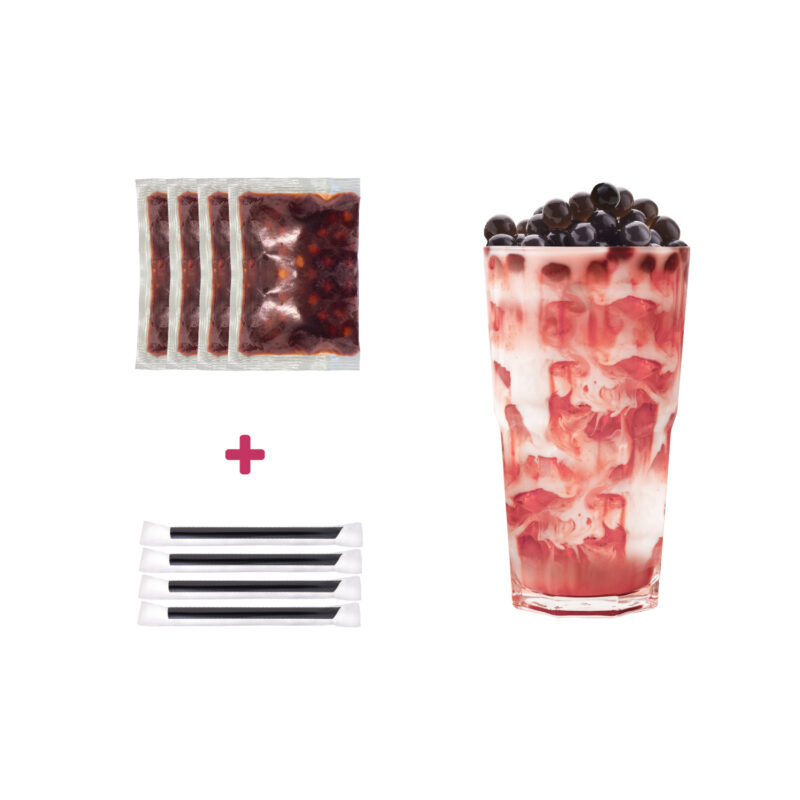 Instant Boba Pack - STRAWBERRY (4 Servings)：圖片 3