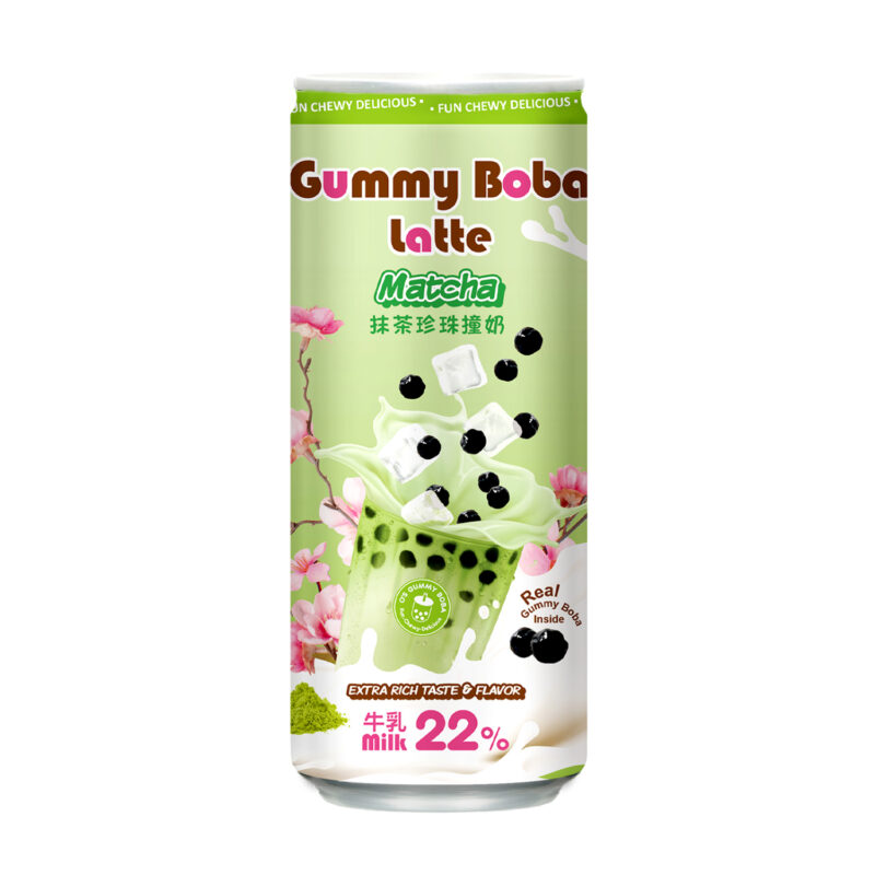 Gummy Boba Latte - MATCHA