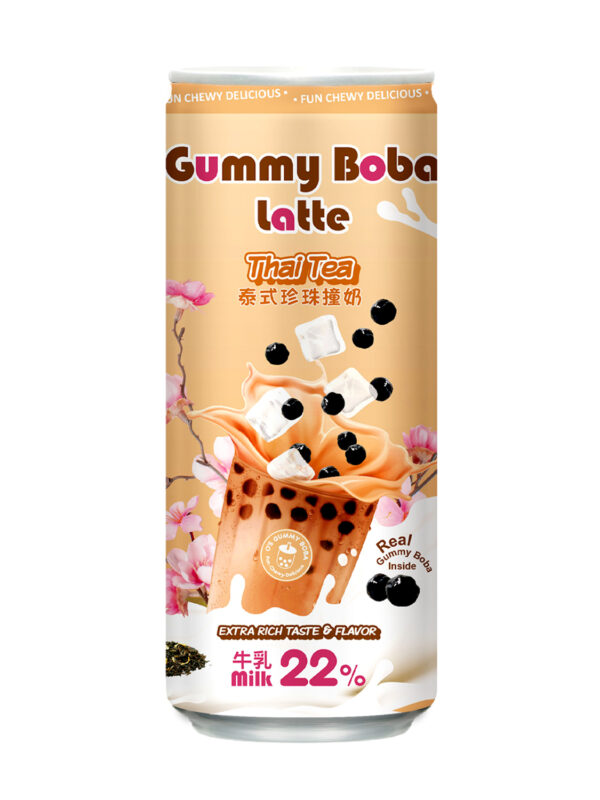Gummy Boba Latte - THAI TEA