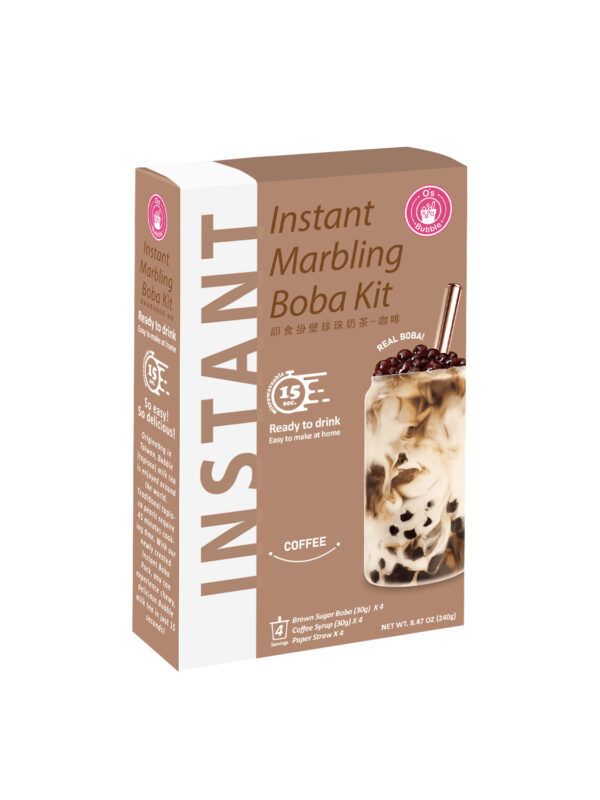 Instant Marbling Boba Kit - COFFEE (4 Servings)