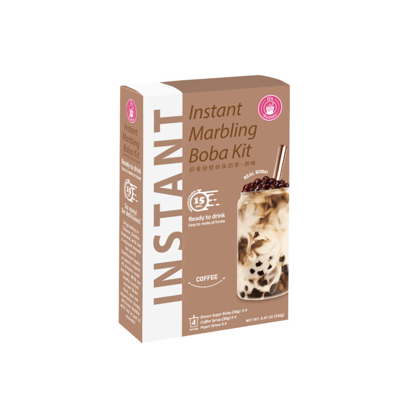 Instant Marbling Boba Kit - COFFEE (4 Servings)
