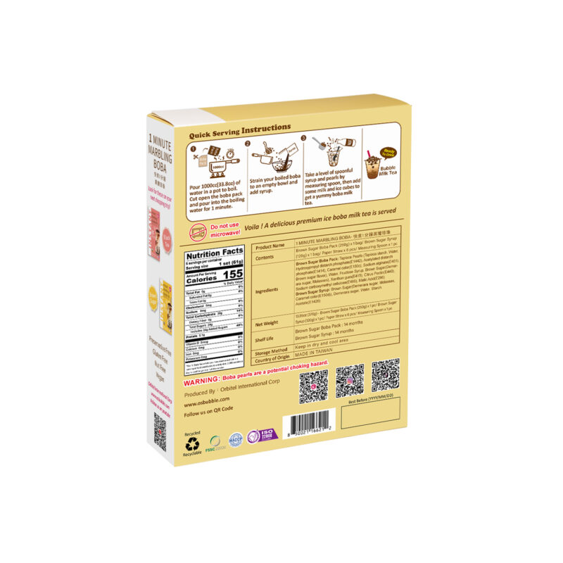 1 Minute Marbling Boba Family Pack (6-8 servings)：圖片 2