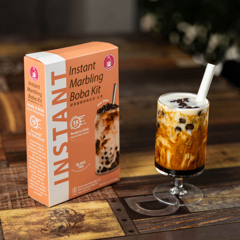 Instant Marbling Boba Kit - BLACK TEA (4 Servings)：圖片 5
