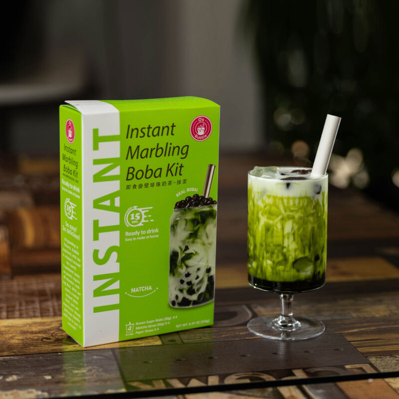 Instant Marbling Boba Kit - MATCHA (4 Servings)：圖片 5