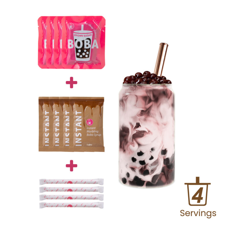 Instant Marbling Boba Kit - COFFEE (4 Servings)：圖片 3