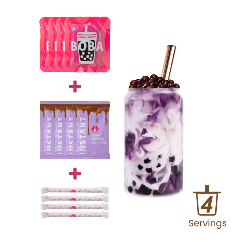 Instant Marbling Boba Kit - TARO (4 Servings)：圖片 3