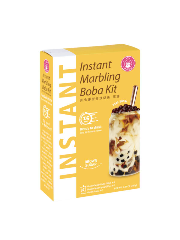 Instant Marbling Boba Kit - BROWN SUGAR (4 Servings)