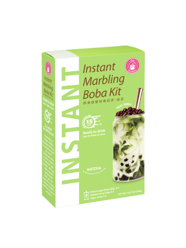 Instant Marbling Boba Kit - MATCHA (4 Servings)