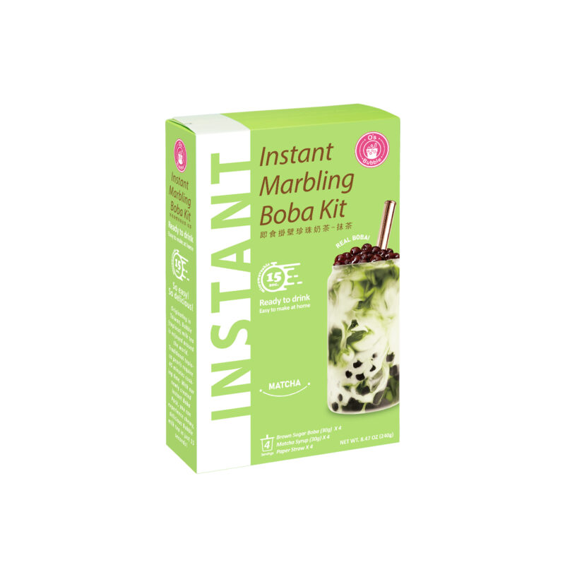 Instant Marbling Boba Kit - MATCHA (4 Servings)