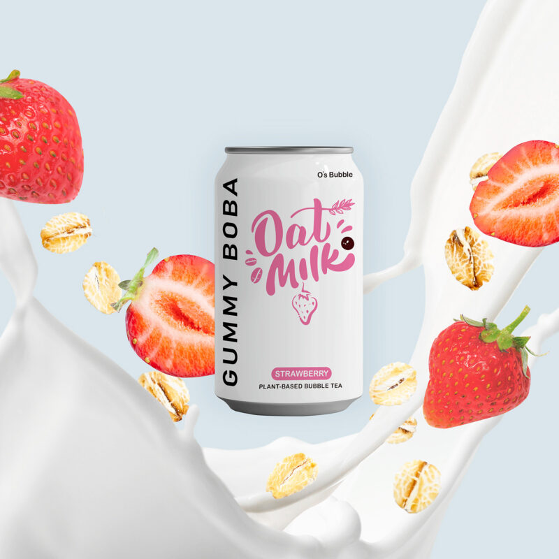 Gummy Boba Oat Milk - STRAWBERRY：圖片 2
