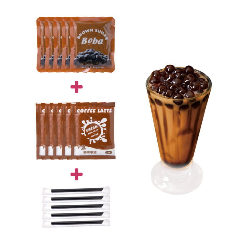 Instant Bubble Tea Kit - COFFEE (5 Servings)：圖片 3