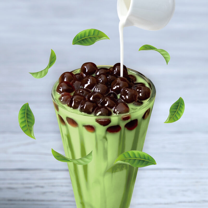 Instant Bubble Tea Kit - MATCHA (5 Servings)：圖片 4