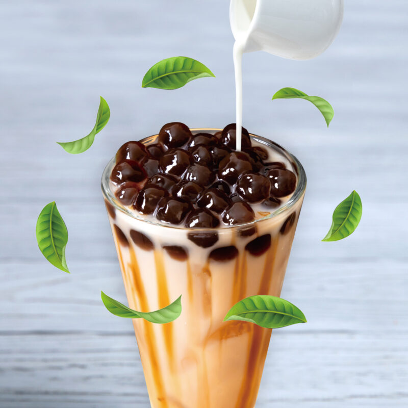 Instant Bubble Tea Kit - BLACK TEA (5 Servings)：圖片 4