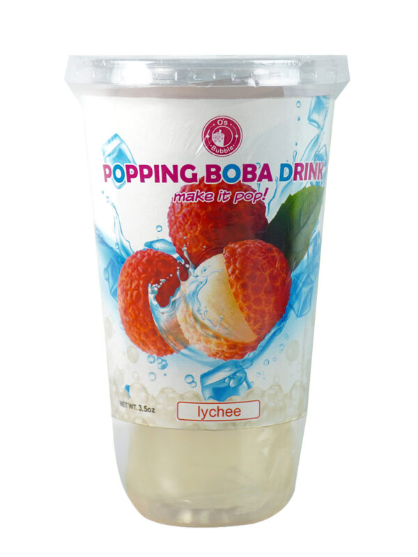 Popping Boba Cup - LYCHEE