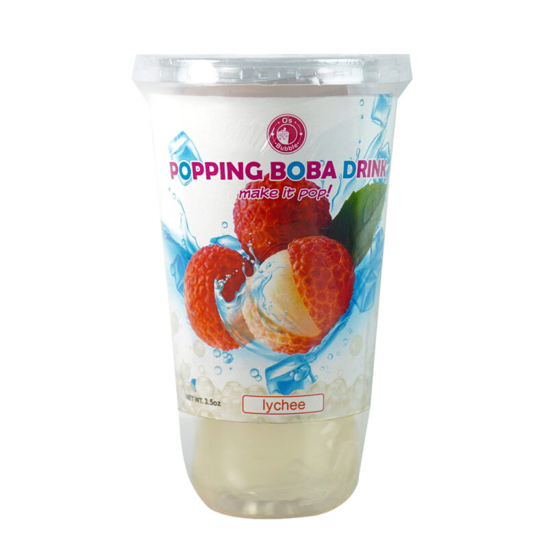 Popping Boba Cup - LYCHEE