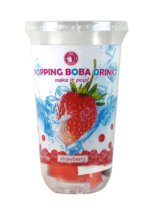 Popping Boba Cup - STRAWBERRY
