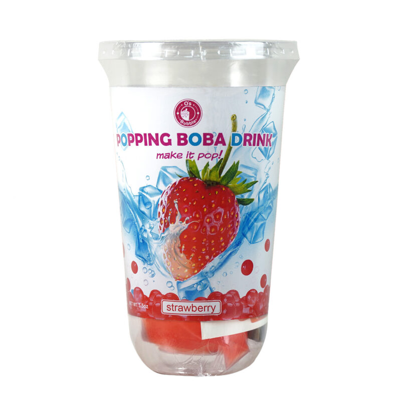 Popping Boba Cup - STRAWBERRY