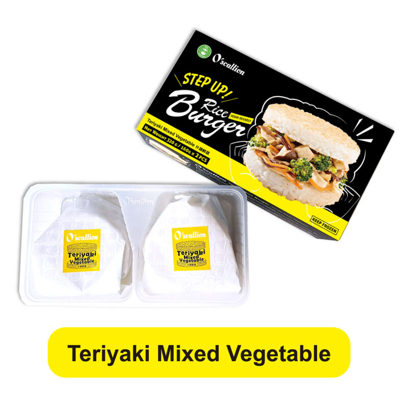 O'scallion Veggie White Rice Burger - TERIYAKI (2 Servings)：圖片 3