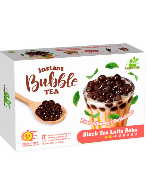 Instant Bubble Tea Kit - BLACK TEA (5 Servings)