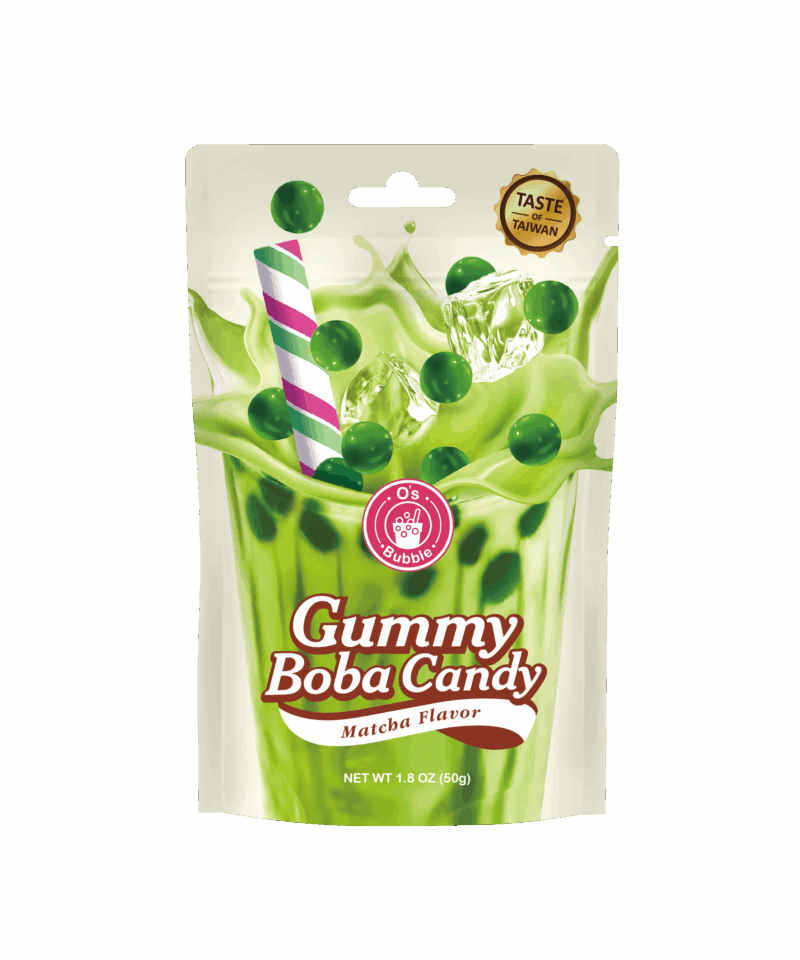 Gummy Boba Candy - MATCHA