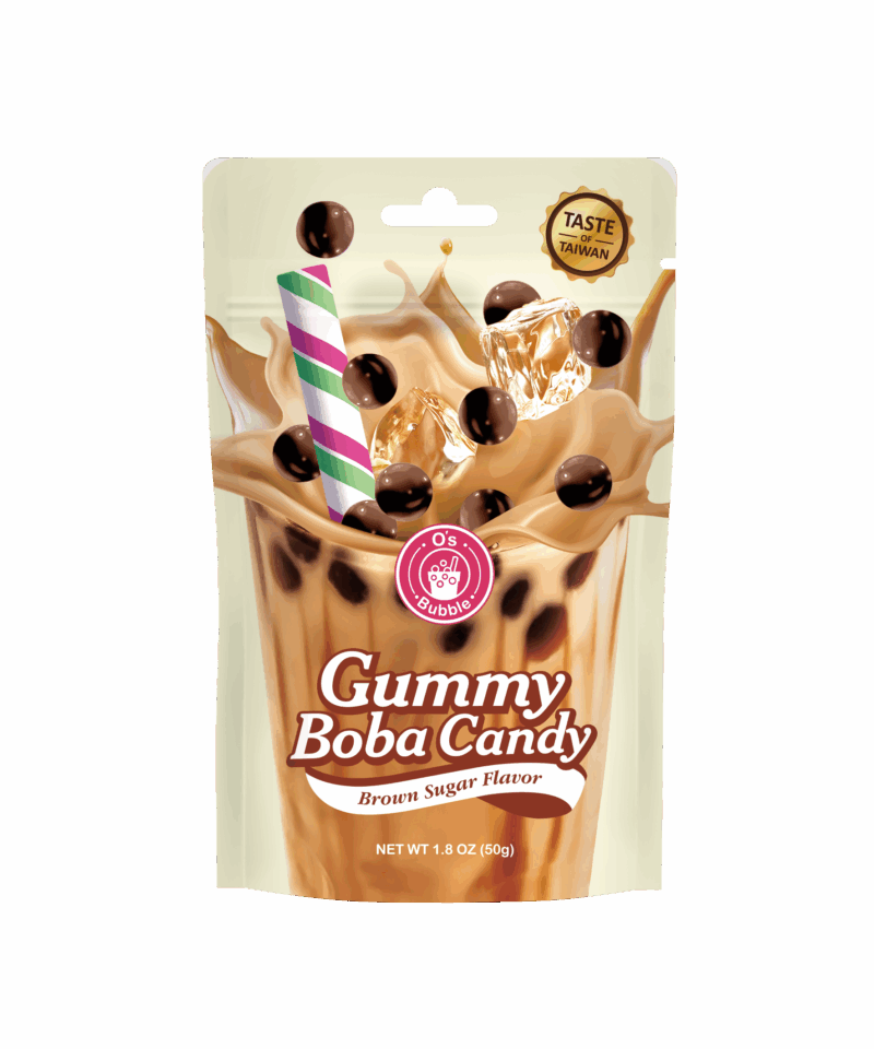 Gummy Boba Candy - BROWN SUGAR
