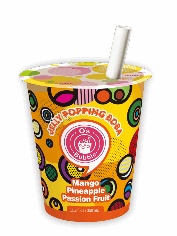 Jelly Popping Boba – Mango Pineapple Passion Fruit