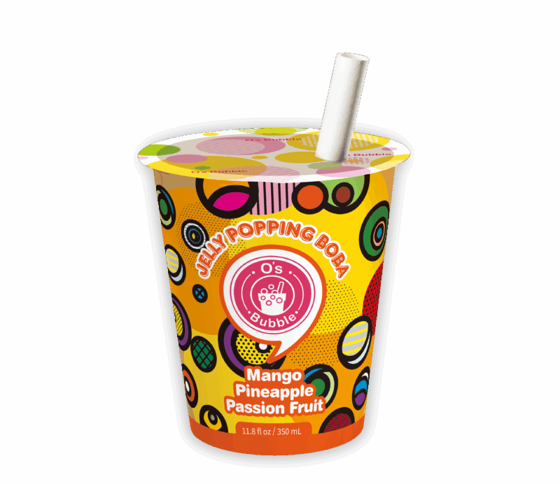 Jelly Popping Boba – Mango Pineapple Passion Fruit