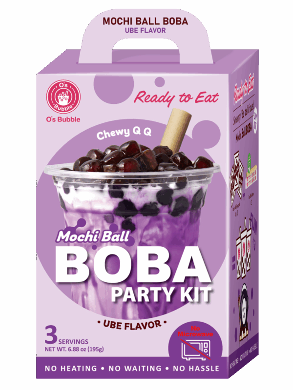 Mochi Boba Party Kit – Ube (3 Servings) | NEW