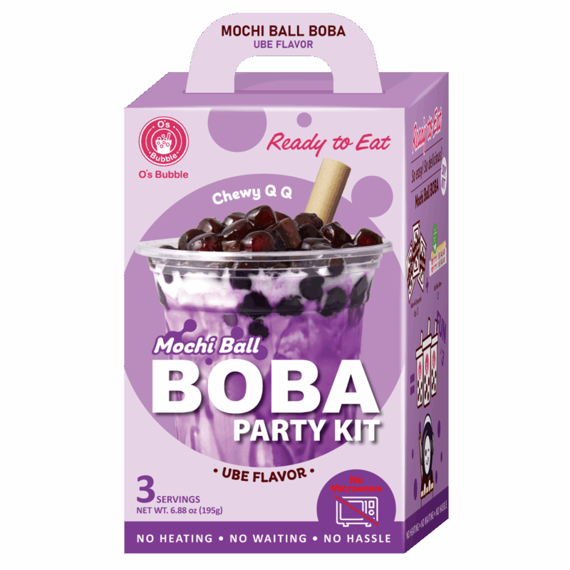 Mochi Boba Party Kit – Ube (3 Servings) | NEW